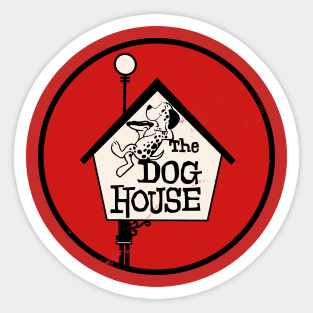 Vintage Dog House Bar and Grill Restaurant Seattle Sticker